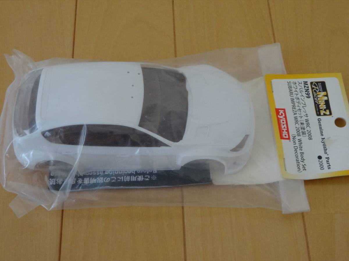 未開封】ミニッツ スバル インプレッサWRC2008 ホワイトボディ 京商
