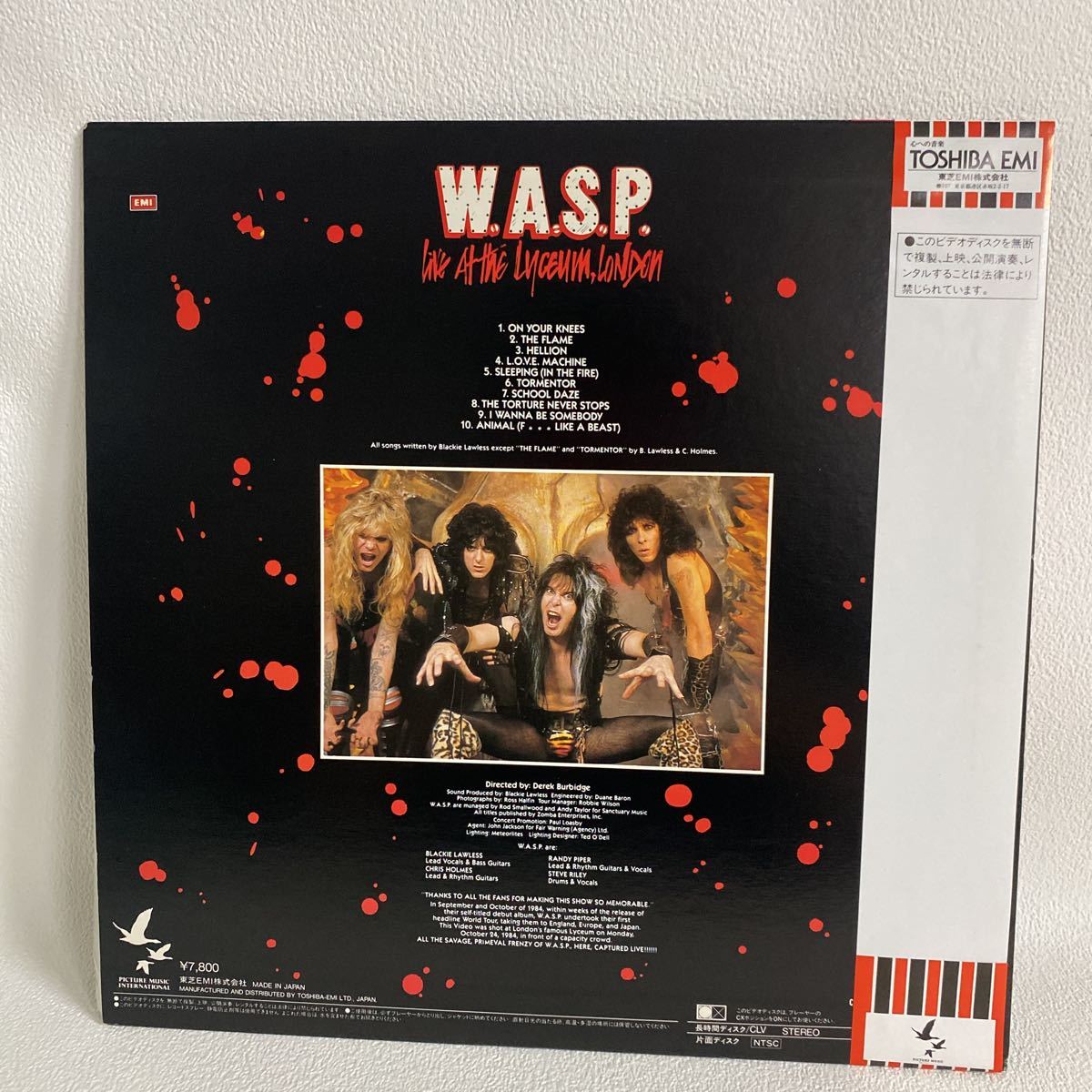 ＞ レーザーディスク 帯付き！ &frasl; 日本製 a-ha LOW AND HIGH ＨUNTING W.A.S.P. - 4K『スター ”LD”時代の &amp;amp; 楽曲10曲入り