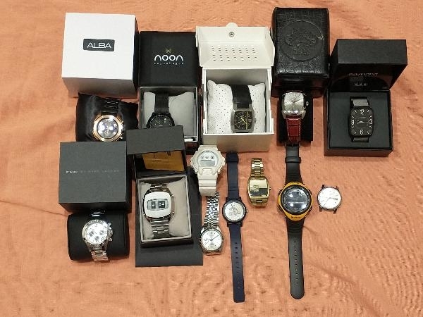 I①【ジャンク】腕時計メーカー混合 まとめ売り 11本セットSEIKO ALBA ジャンク CASIO ALBA SEIKO - 腕時計 CITIZEN メルカリ など腕時計
