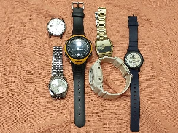 ジャンク CASIO ALBA SEIKO - 腕時計 CITIZEN メルカリ など腕時計