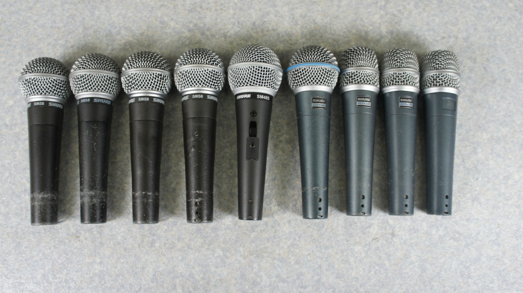 SHURE/シュア マイク SM58 SM48S BETA58A BETA57A SM57 SM77 12点セット SKB エスケービー 3I ...