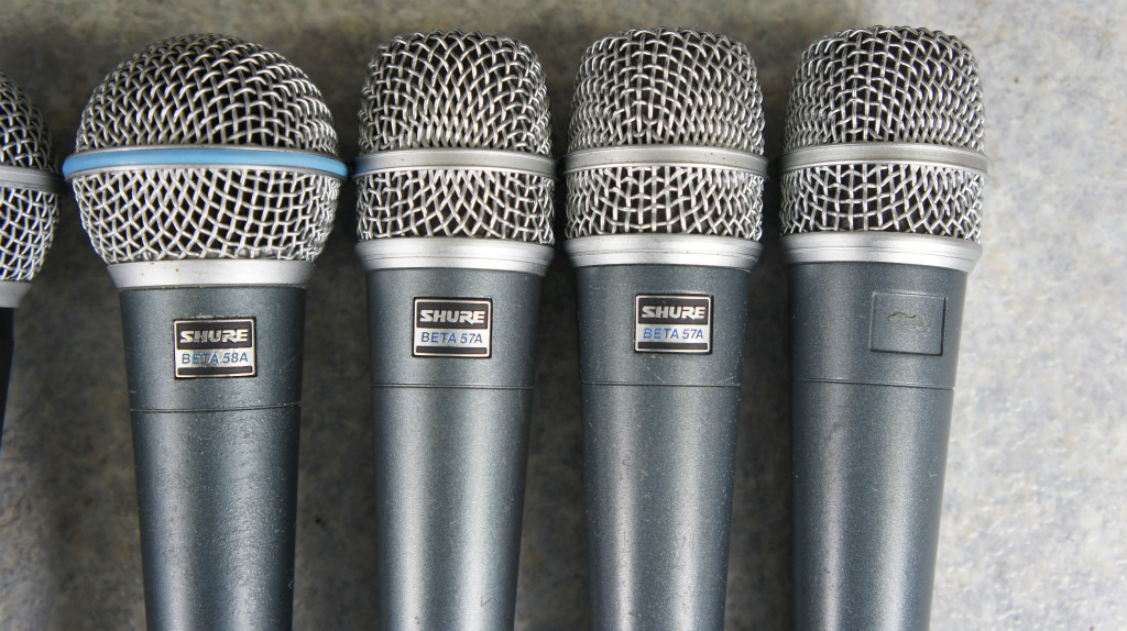SHURE/シュア マイク SM58 SM48S BETA58A BETA57A SM57 SM77 12点セット SKB エスケービー 3I ...