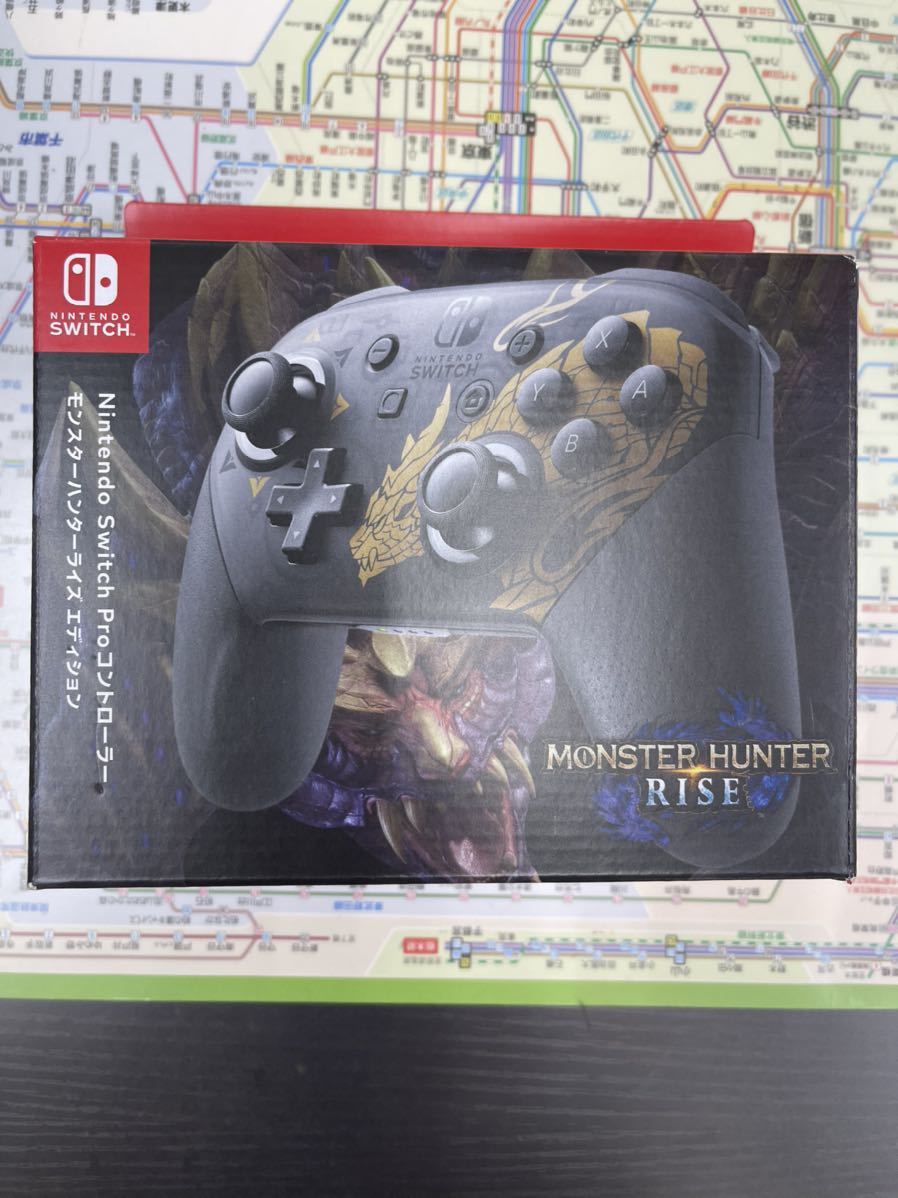 新品未開封 Nintendo Switch Proコントローラー モンスターハンターライズ エディション プロコン モンハン_2
