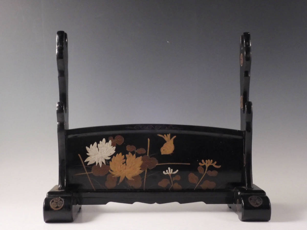 塗師 岡本陽斎 浜松蒔絵 黒中棗 供箱 仕覆 - メルカリ C3056 塗師 岡本