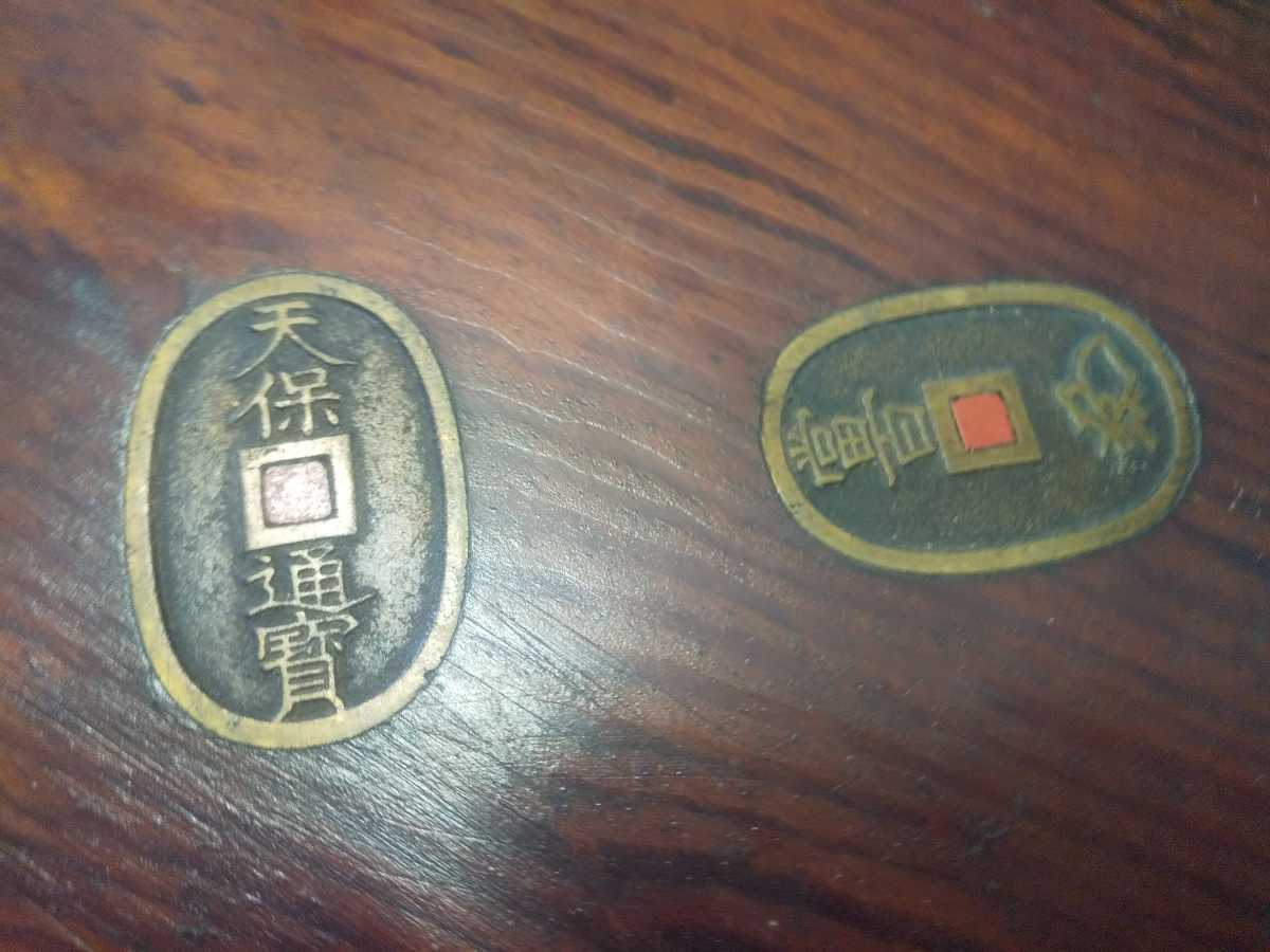 アンティーク お盆 木製トレー 彫刻 伝統工芸品 古道具 昭和レトロ