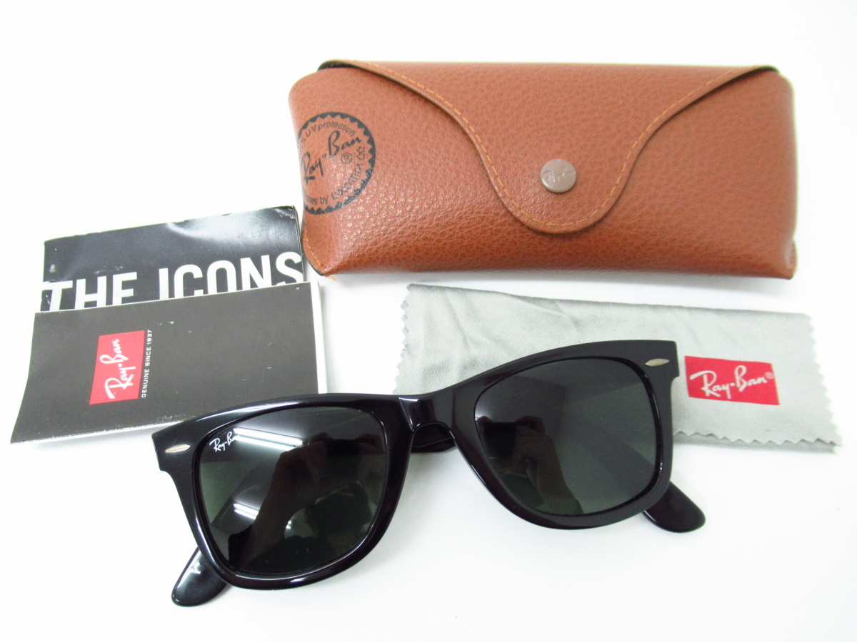 Ray-Ban レイバン WAYFARER ウェイファーラー RB2140-A 901 サングラス ケース付き ▼AC20203