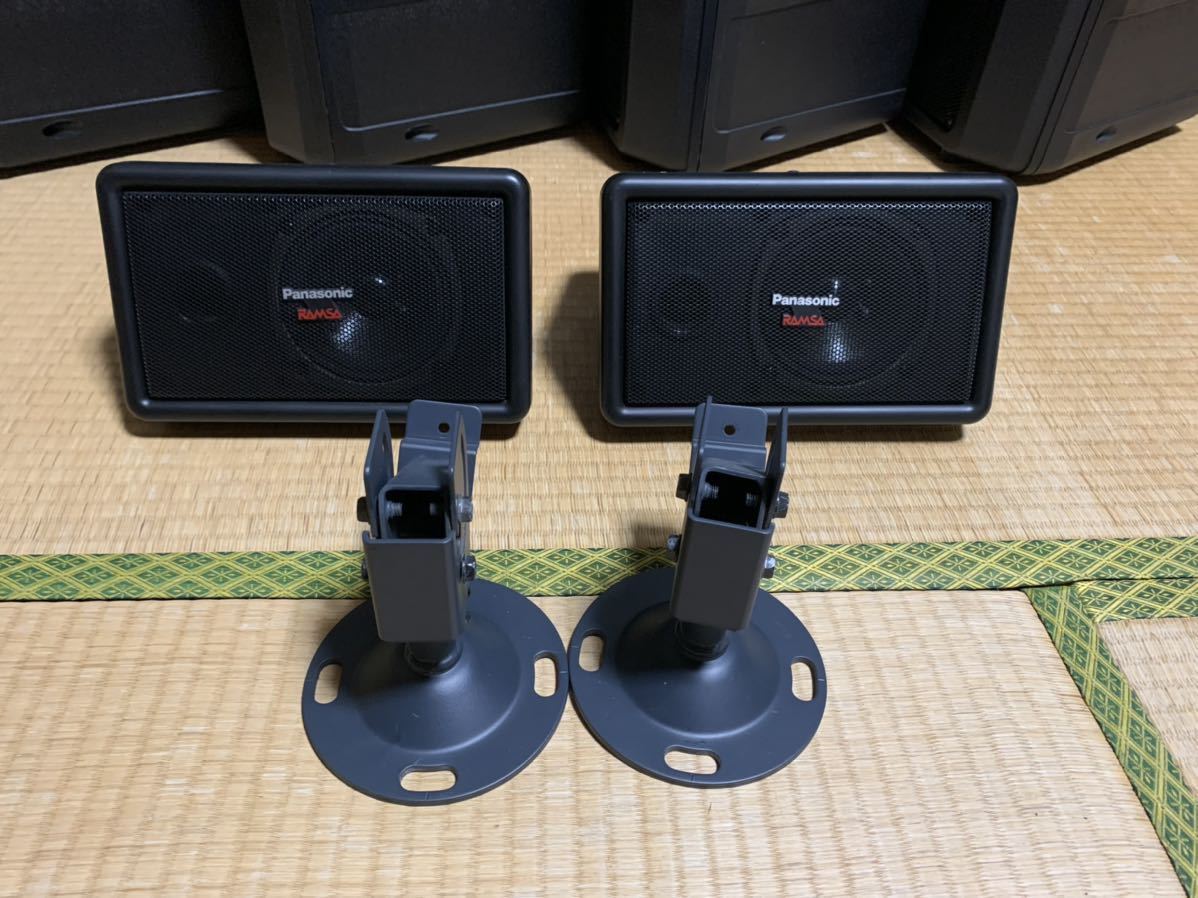 Panasonic RAMSA スピーカー WS-A10-K ペア 天吊金具付き ①の入札履歴