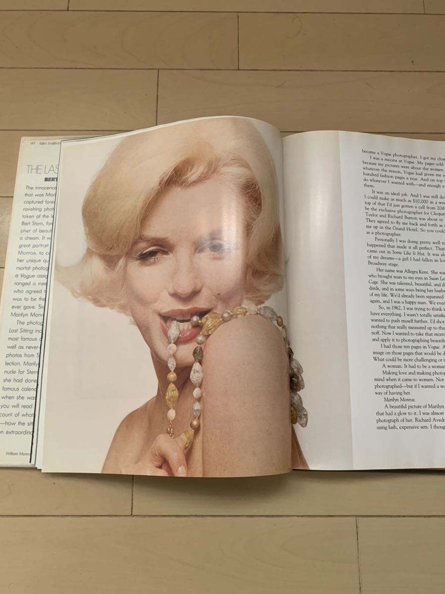 ☆現状品☆洋書 マリリン・モンロー写真集/BERT STERN/MARILYN MONROE 