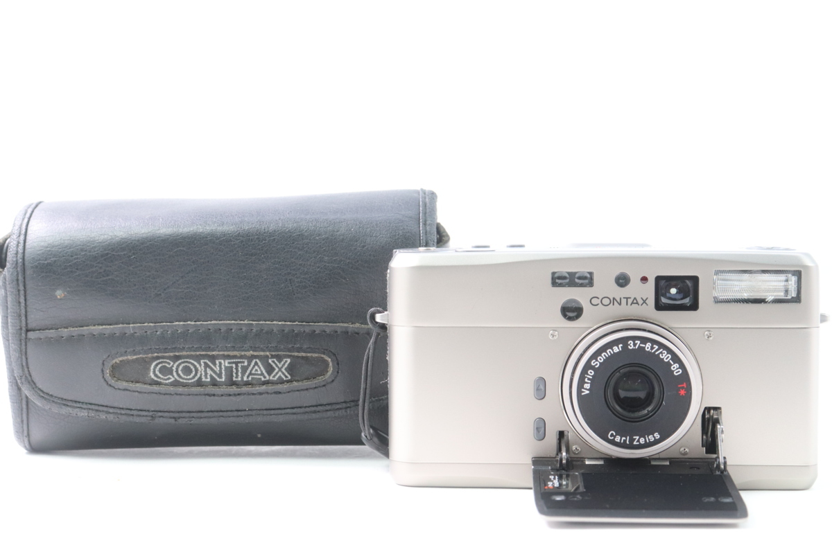 CONTAX コンタックス TVS3 Carl Zeiss Vario Sonnar 30-60mm F3.7-6.7 T* コンパクトカメラ ケース付き　21447-S