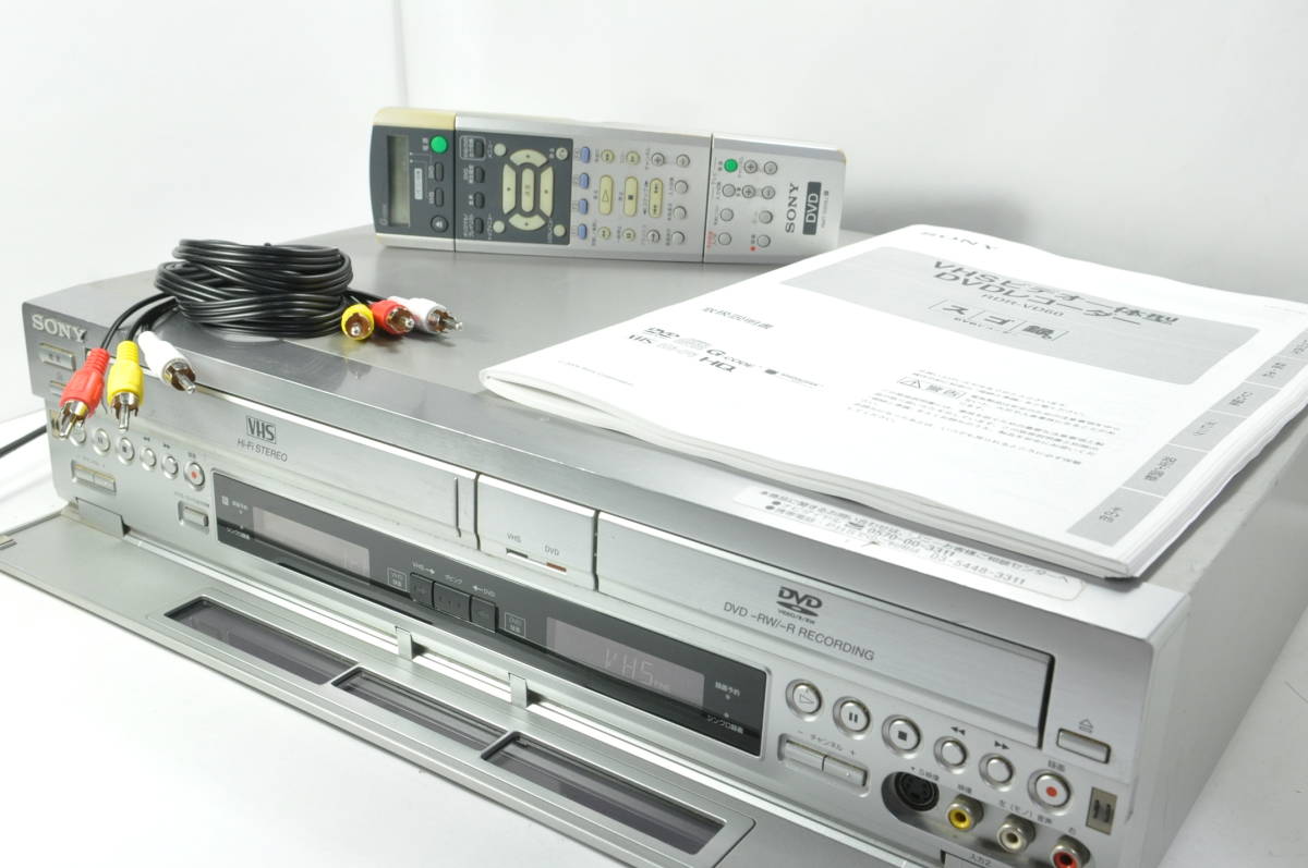SONY WV-DR7 DV ソニー ダブルビデオデッキ DV⁄SVHS ビデオデッキ WV