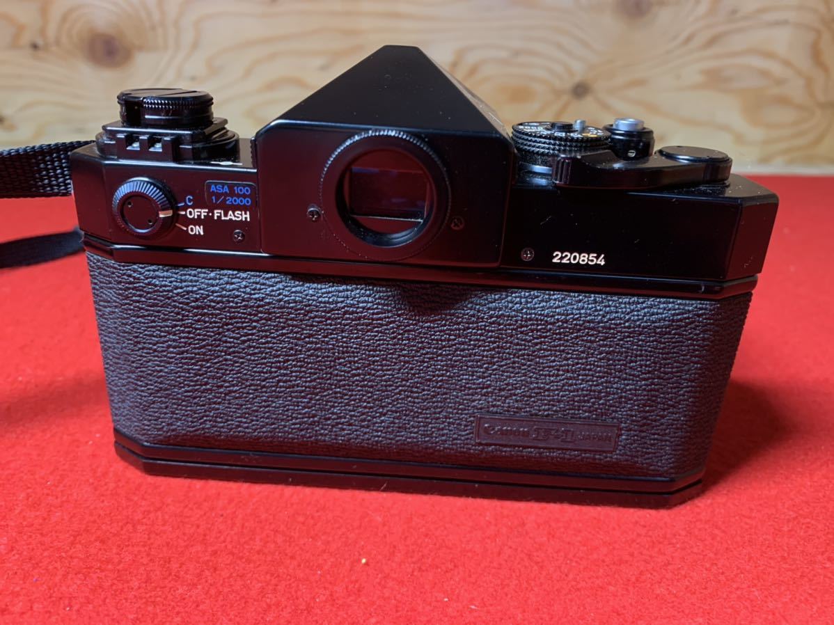 Canon キャノン F-1 フィルムカメラ F-1 フィルムカメラ Canon 動作