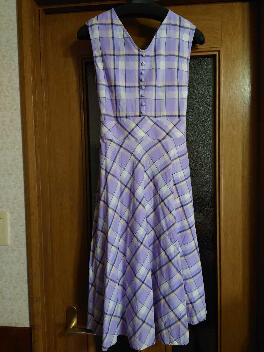 ミッシュマッシュ Misch Masch 夏向け ワンピース チェック ラベンダーカラーサイズm ワンピース 売買されたオークション情報 Yahooの商品情報をアーカイブ公開 オークファン Aucfan Com