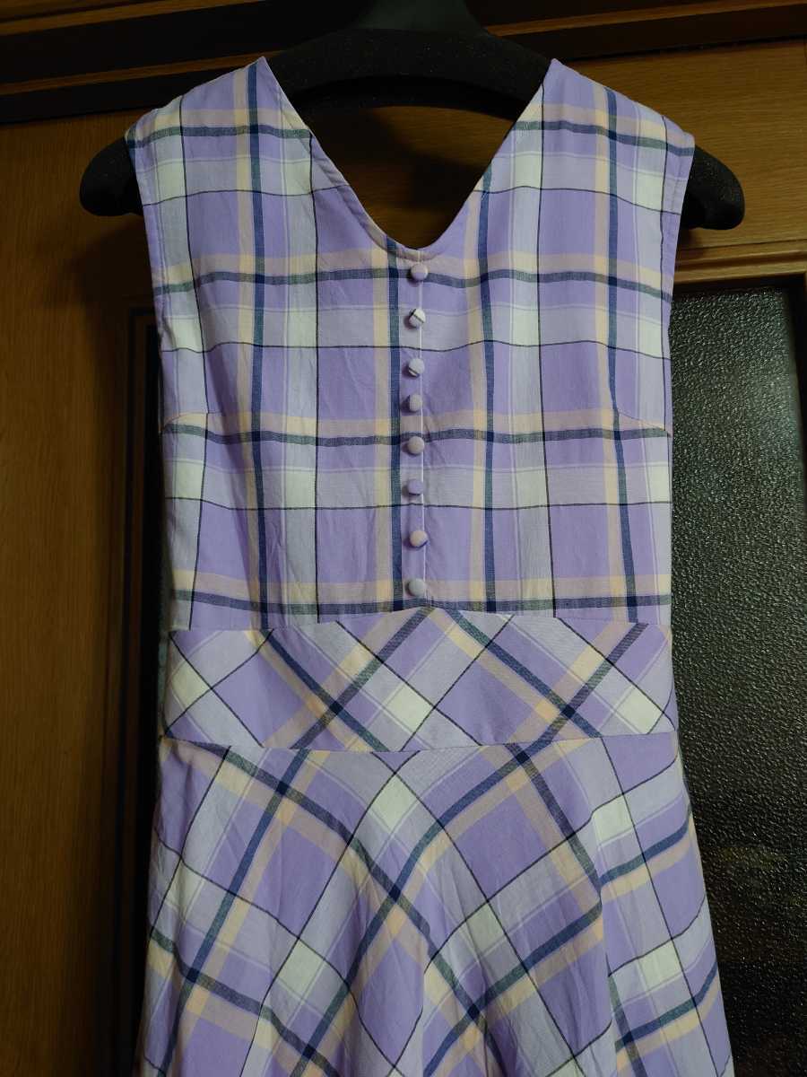 ミッシュマッシュ Misch Masch 夏向け ワンピース チェック ラベンダーカラーサイズm ワンピース 売買されたオークション情報 Yahooの商品情報をアーカイブ公開 オークファン Aucfan Com
