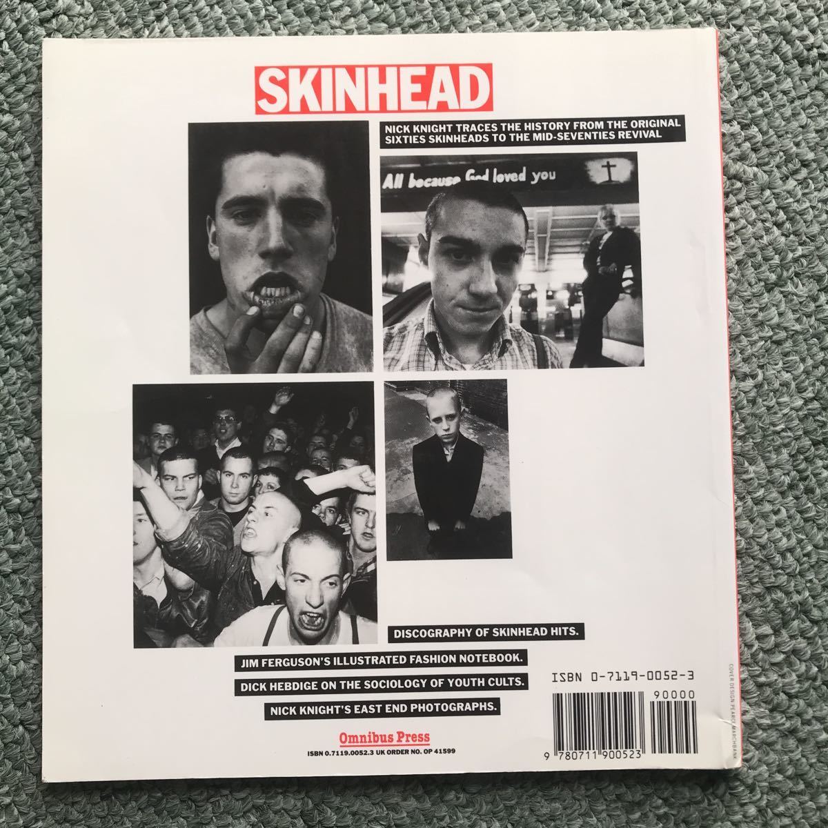 SKINHEAD 洋書 貴重本 スキンヘッド スキンズ SKINS 本 - to SKINHEAD