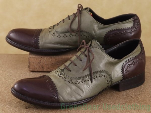  K979 イタリア製 Cesare Paciotti 高級ドレスシューズ 良い味 茶 ブラウン メンズ 26cm(26.0cm)｜売買されたオークション情報、yahooの商品情報をアーカイブ公開 - オークファン 26.0cm