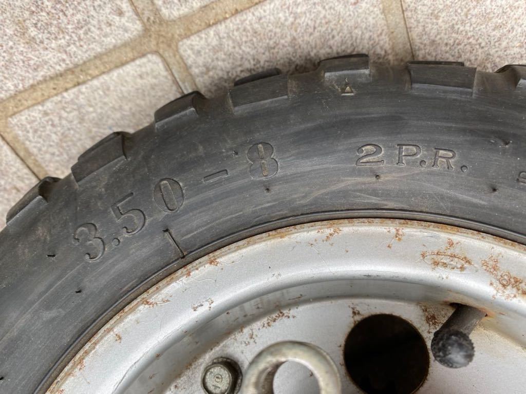 中古 ホンダ モンキー純正ホイール前後 ハブ タイヤつき ゴリラ ダックス