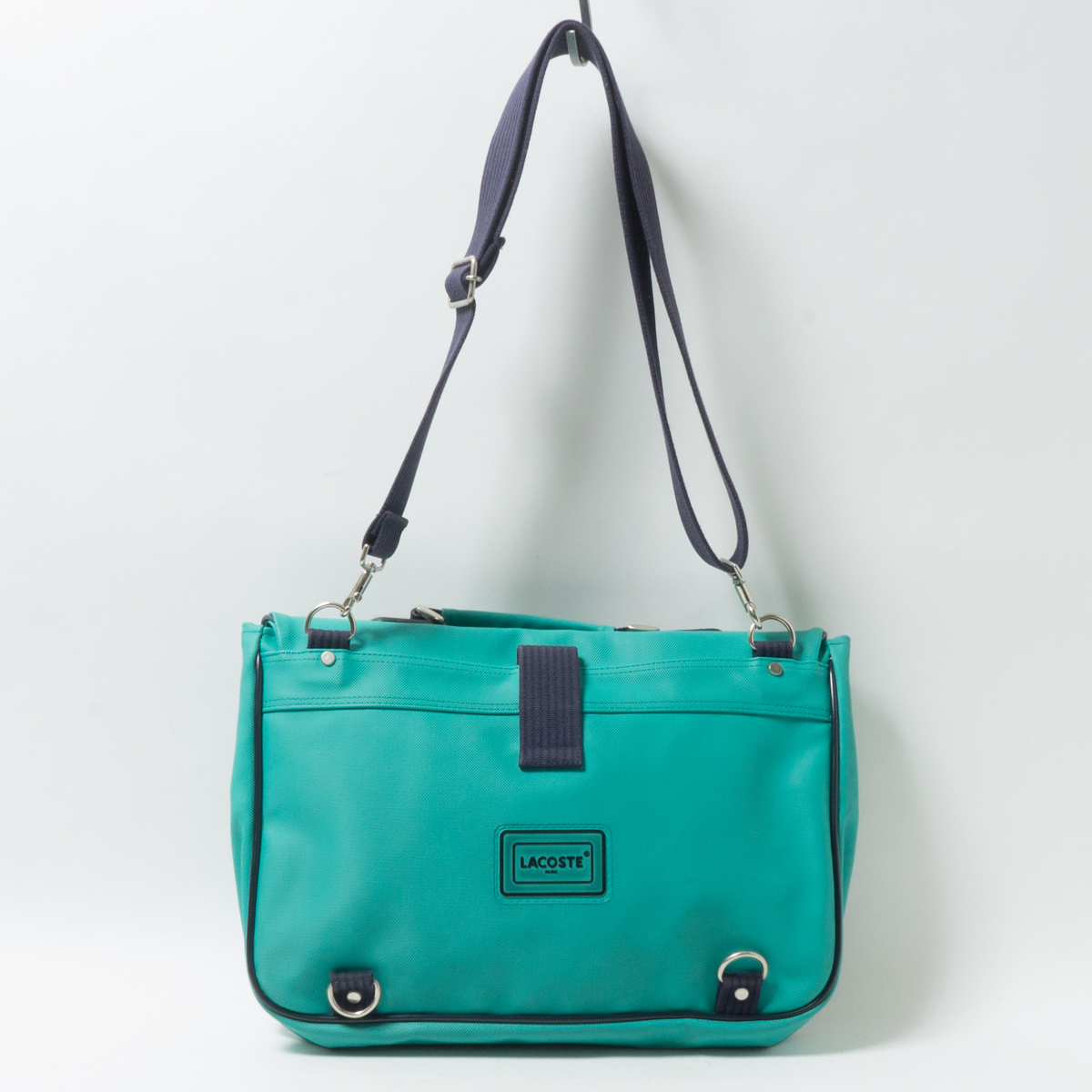 限定セール，お買い得 LACOST ラコステ　ショルダーバッグ　グリーン　斜め掛け　ユニセックス　未使用