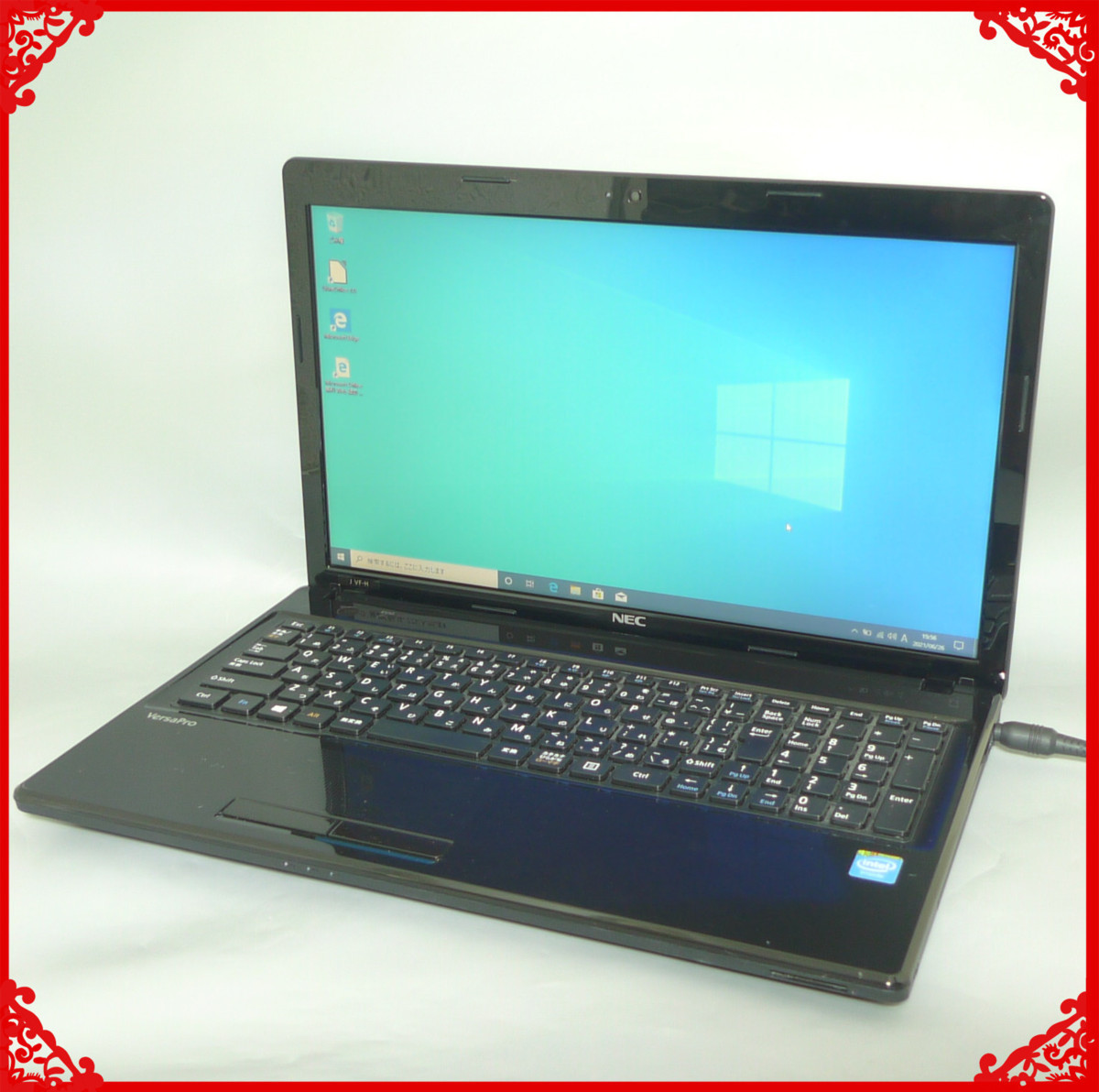 初心者向け ノートパソコン 中古良品 15.6型 NEC VJ19EF-H Celeron 4GB 750G DVDRW 無線 webカメラ Windows10 LibreOffice 即使用可 送料無料 初心者向け ノートパソコン 中古良品 15.6型 NEC VJ19EF-H