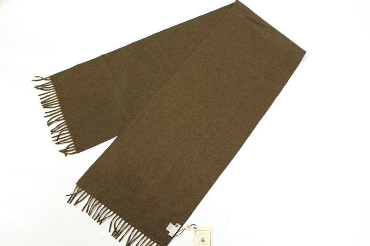 COLOMBO マフラー コロンボ 36cm幅カシミアマフラー ブラウン 5447-SMA-411 COLOMBO(男性