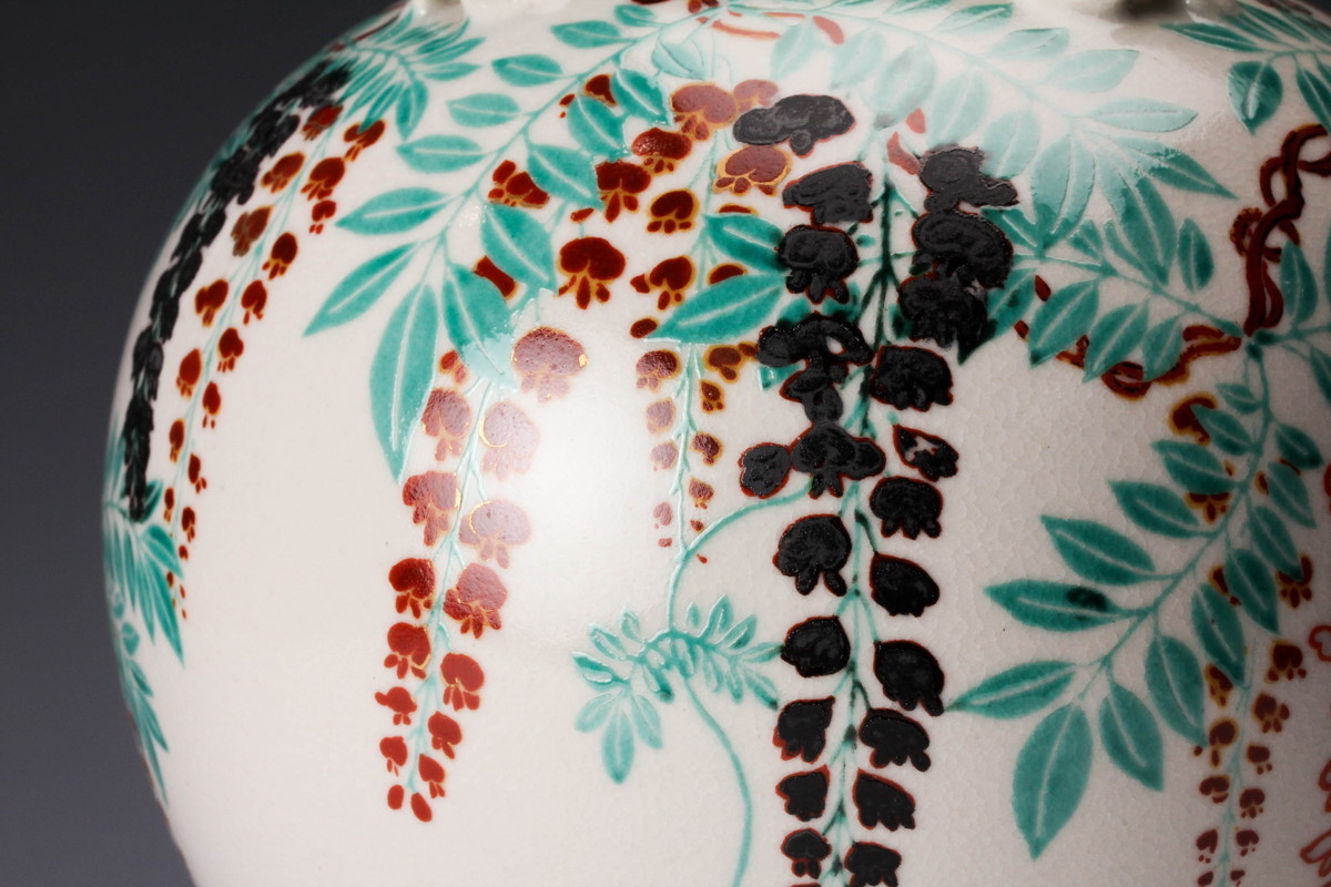 Moa美術館 野々村仁清 国宝 色絵藤花文茶壷 工芸品 共箱 アクリルケース 栞 本物保証 花器 壷 売買されたオークション情報 Yahooの商品情報をアーカイブ公開 オークファン Aucfan Com