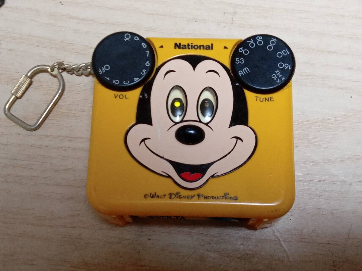 R-81 ミッキーマウスラジオ National レア (ブルー) ミッキー ミッキー