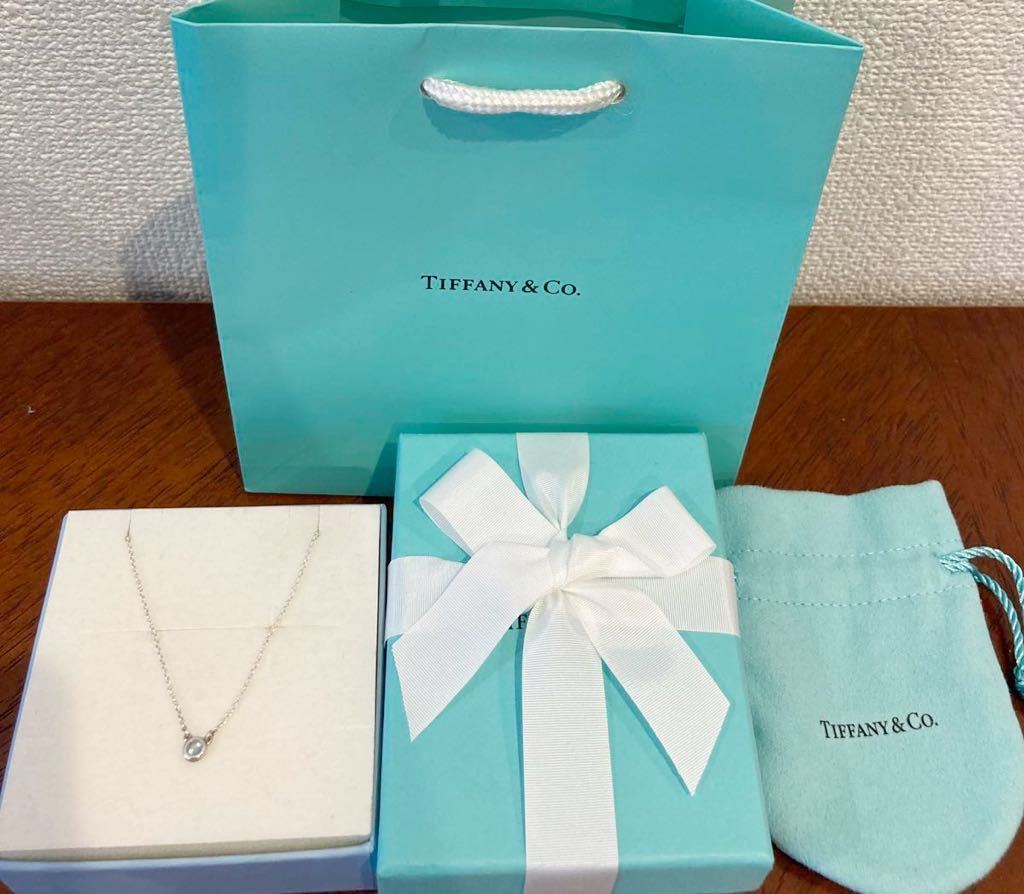 新品 正規品 ティファニー tiffany&co ネックレス バイザヤード アクア