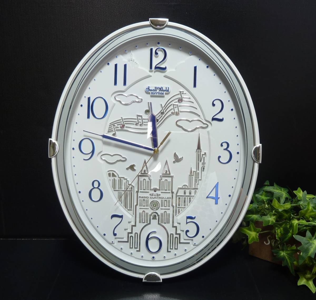 Small World RHYTHM リズム時計 スモールワールドシャトー 電波時計