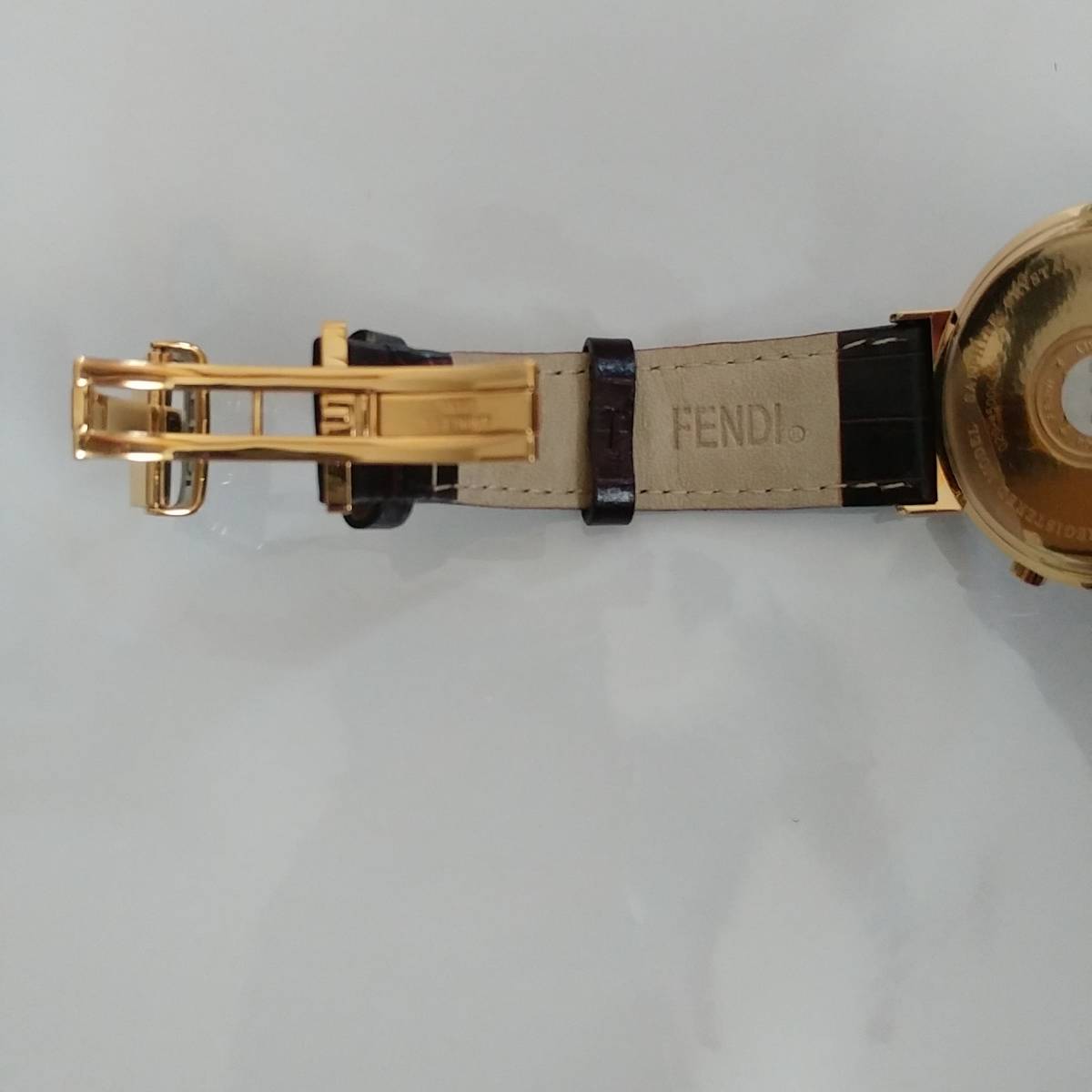 FENDI フェンディ オロロジ クロノメーター 2Pダイヤ 76.2g 020-4500G 