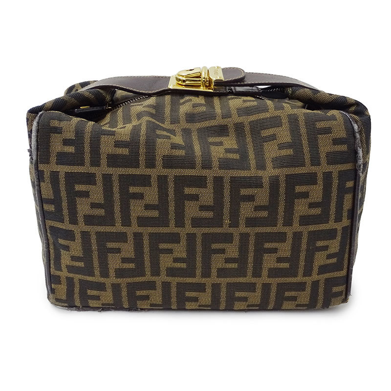 FENDI ズッカ ハンドバッグ フェンディ キャンバス ズッカ柄 