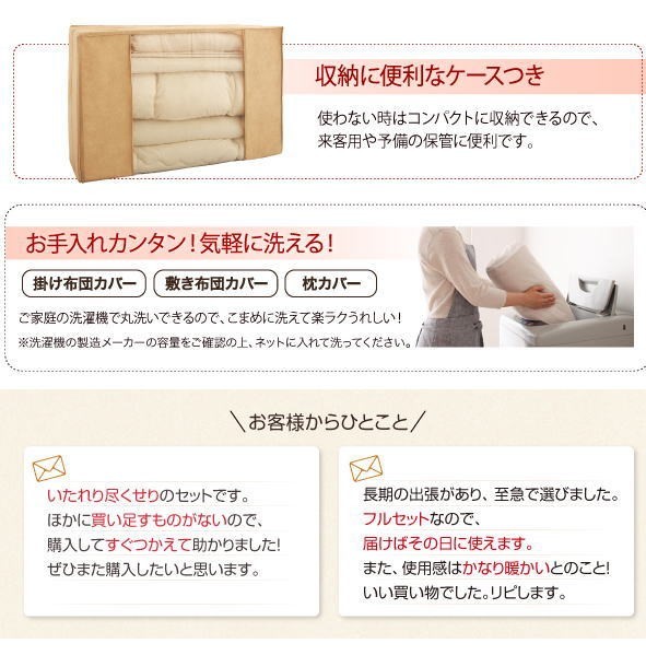 数量限定 未使用訳あり スモールフェザー100％ 羽根布団 ダブル D 10点