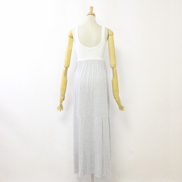 ◇Theory/セオリー バイカラー Uバック ノースリーブ ロング  