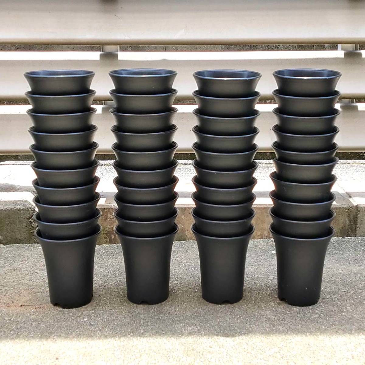 ミニ蘭鉢タイプのプラ鉢 2.5寸 直径7.5cm 40個 送料込_1