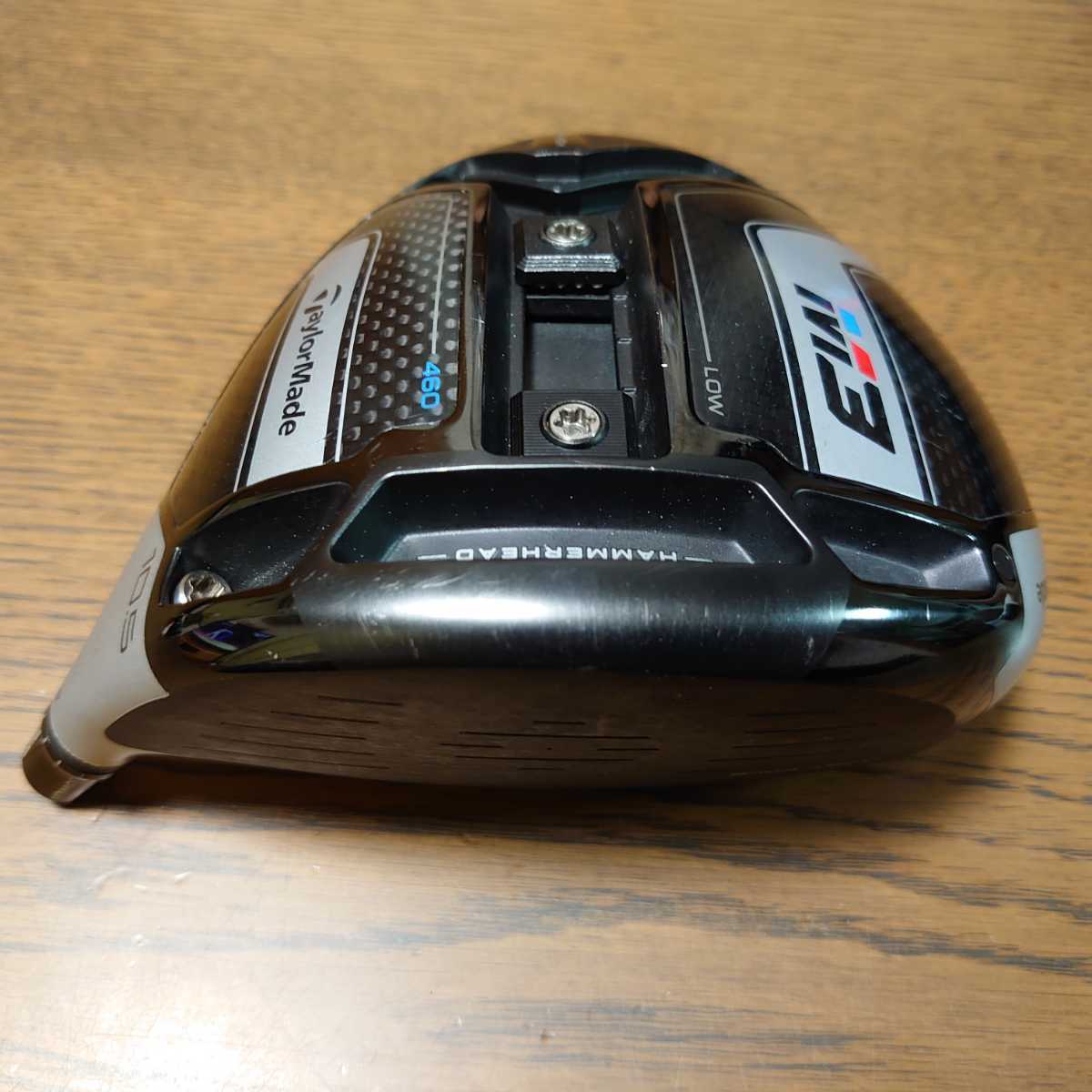 テーラーメイドM3ドライバー(ヘッドのみ)10.5度、ヘッドカバー、レンチつき
