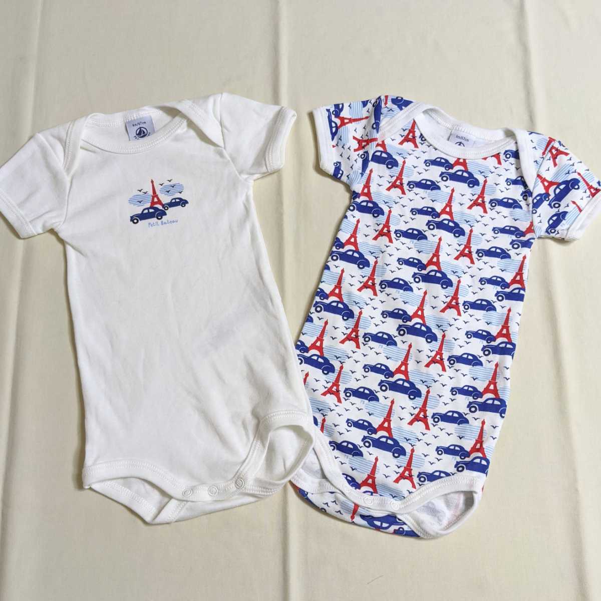 SV53 PETIT BATEAU プチバトー ベビー 6m 67 60 70 男の子 男子 半袖 
