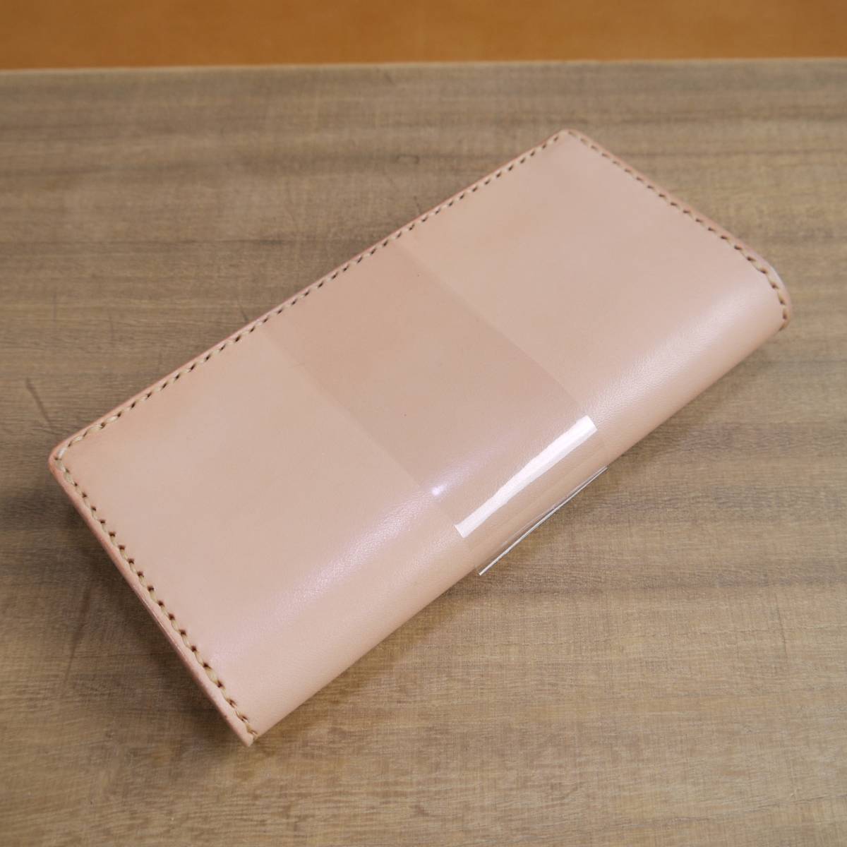 ヌメ革 栃木レザー サドルレザー 長財布 ロングウォレット 二つ折り 