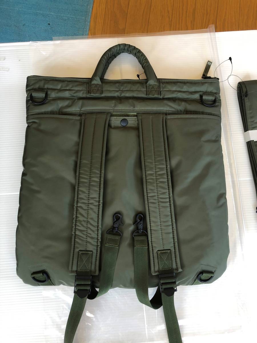 新品 ヘッドポーター オリーブドラブ ヘルメット バッグ ショルダー 