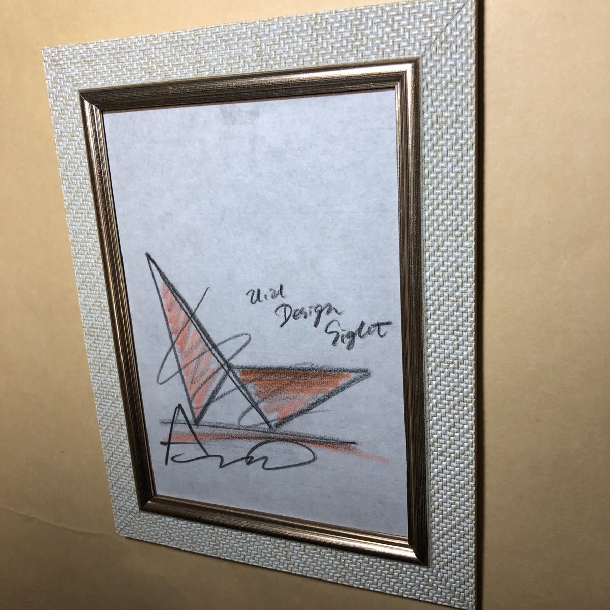 安藤忠雄 サイン サイン・ドローイング 安藤忠雄展 兵庫県立美術館