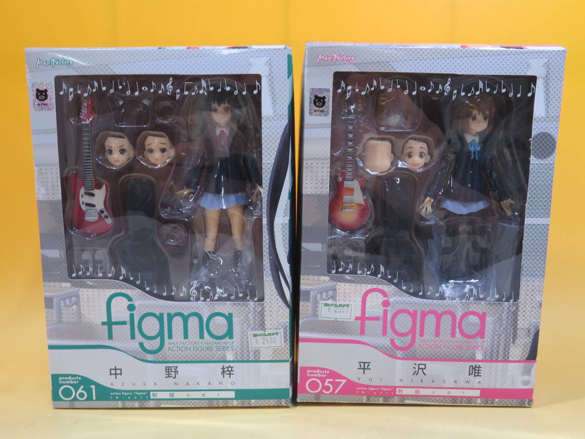 未開封】figma けいおん！ No.057 平沢唯/No.061 中野梓 制服ver. まとめ