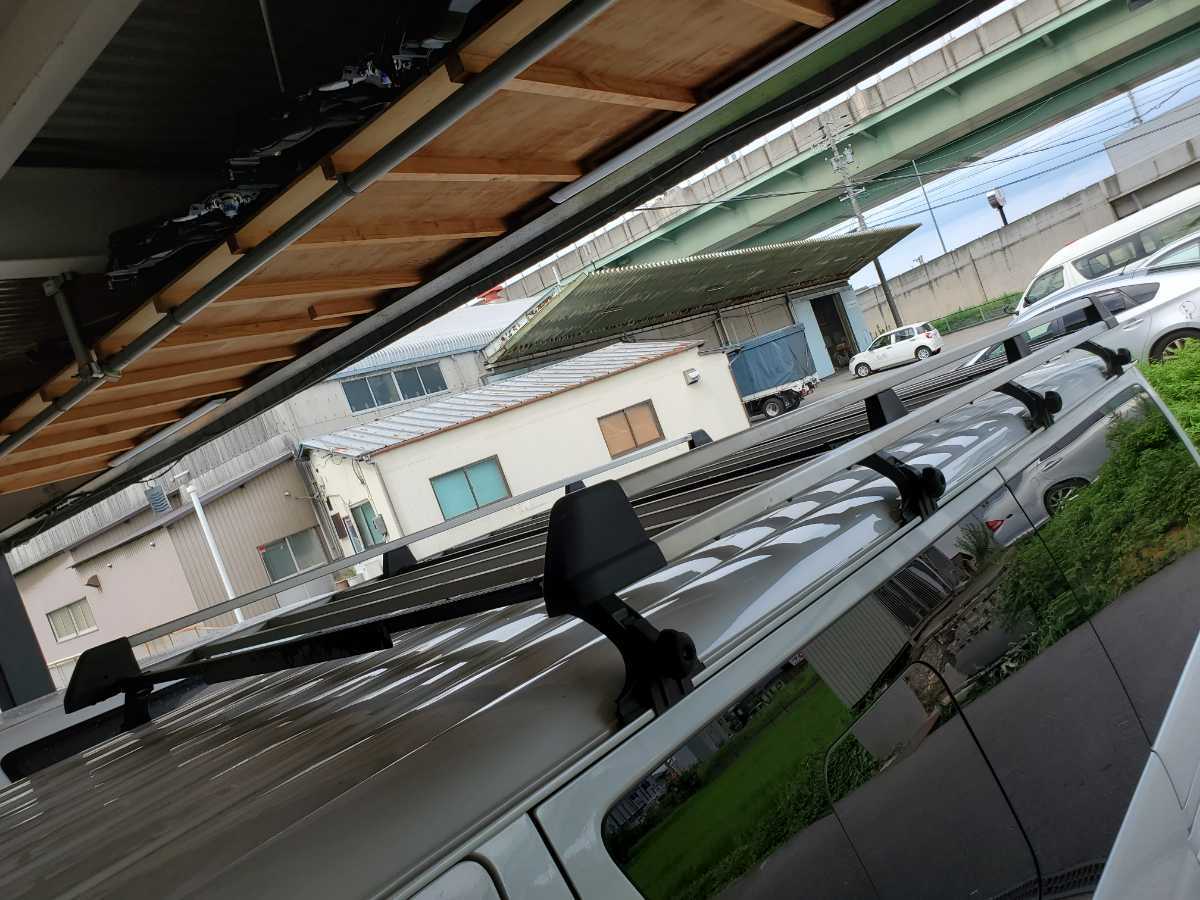 ハイエース200系 標準 トヨタ純正 ルーフラック キャリア THULE 