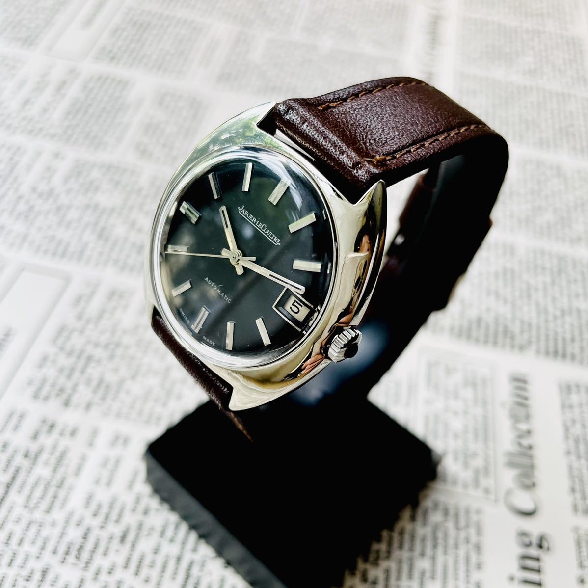 超 動作良好 1950年代 ジャガールクルト Jaeger Lecoultre デイト 自動巻き ヴィンテージ メンズ アンティーク アナログ 腕時計 ジャガー ルクルト 売買されたオークション情報 Yahooの商品情報をアーカイブ公開 オークファン Aucfan Com
