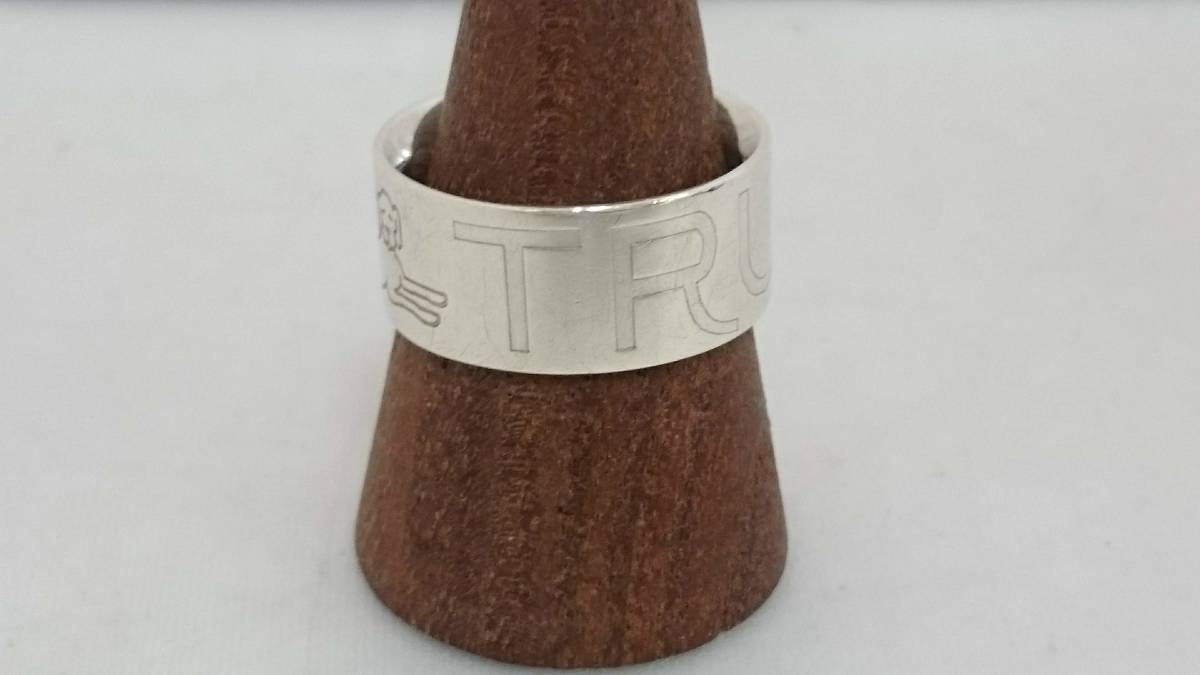 dunhill ダンヒル シルバー925 TRUSTY リング/18号相当/幅約1cm/指輪 