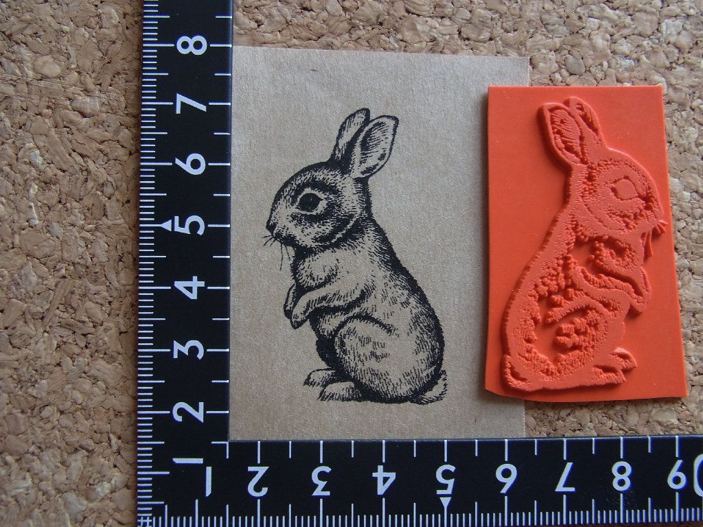 ラバースタンプ 立つ横向きうさぎ スタンプ 売買されたオークション情報 Yahooの商品情報をアーカイブ公開 オークファン Aucfan Com