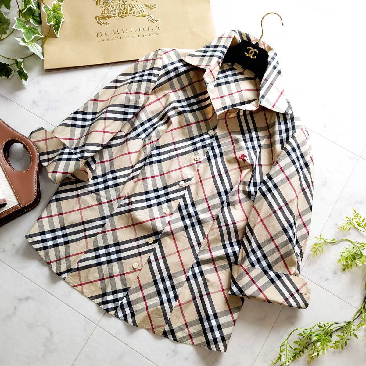 大きいサイズ 超美品 BURBERRY バーバリーロンドン ブラウス&スカート 