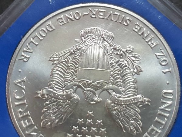 KJULFO82 1990年 アメリカ 1ドル 銀貨 イーグル ケース付き 1オンス