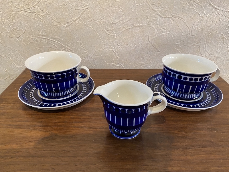 アラビア Arabia バレンシア Valencia カップ&ソーサー 2客+クリーマー