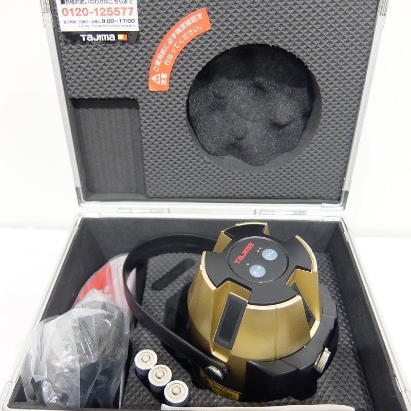 Tajima タジマ レーザー墨出し器 GT2bZi 新品未使用品 H2108K181 レーザー墨出し器 GT2bZi | ◇タジマ(Tajima) 縦・横 本体