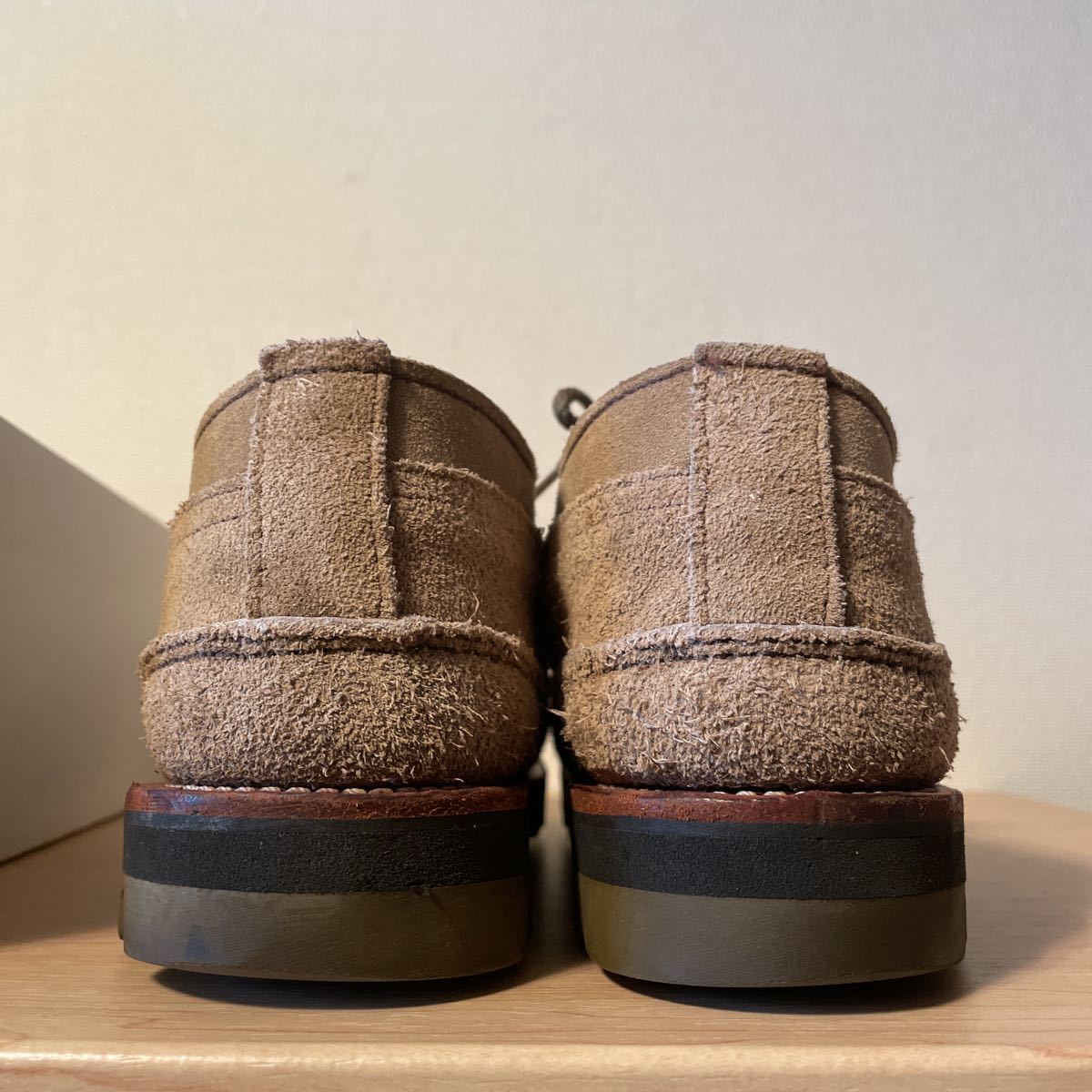 ネペンテス 別注 ラッセルモカシン トリプルヴァンプ US7ハーフ