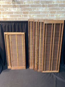 簾戸（すど）夏障子 葦戸（よしど） 2枚 古民家 簾戸のYahoo