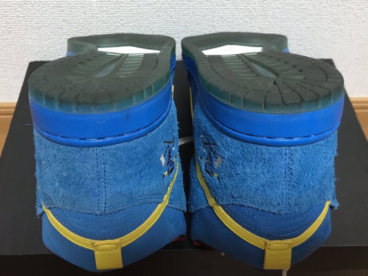 2015 美品 nike DUNK HIGH PREMIUM SB Familia Blue Ox PHOTO BLUE 