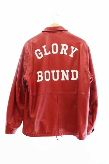 中古 クーティー COOTIE Leather Garage Jacket GLORY BOUND レザー 
